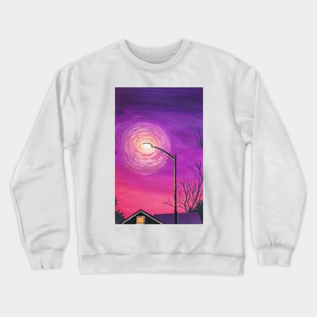 Purple Sky Crewneck Sweatshirt by emmawtj